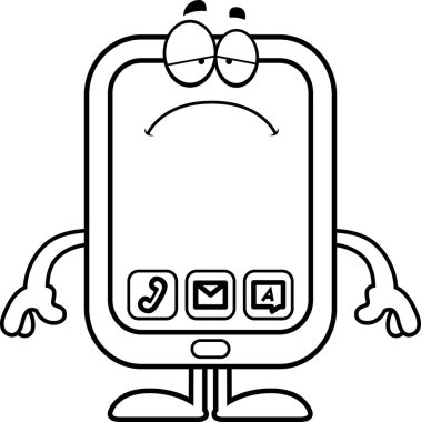 Üzgün çizgi film Smartphone