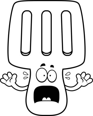 Korkmuş karikatür Spatula
