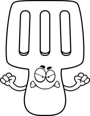 Kızgın çizgi film Spatula