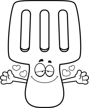 Çizgi film Spatula kucaklama