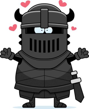 Çizgi film Kara Şövalye kucaklama