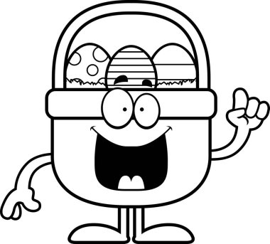 Çizgi film Paskalya sepeti fikir