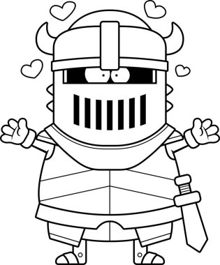 Çizgi film Kara Şövalye kucaklama