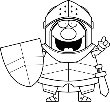 Çizgi film Knight fikir