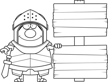 Çizgi film Knight işareti