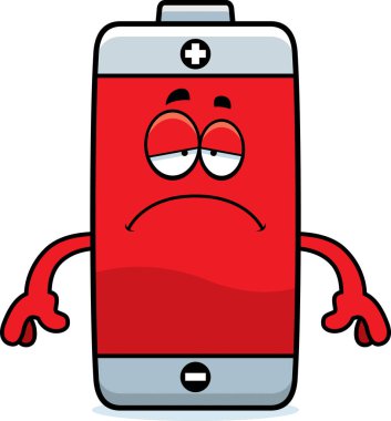 Üzgün çizgi film pil