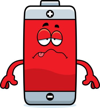 Hasta karikatür pil