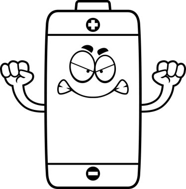 Kızgın çizgi film pil