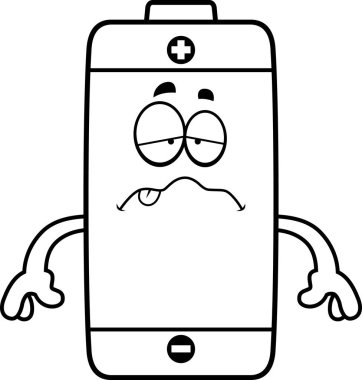 Hasta karikatür pil