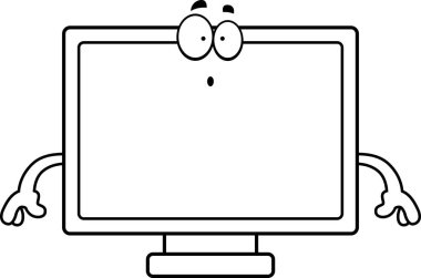 Sürpriz karikatür düz ekran Tv