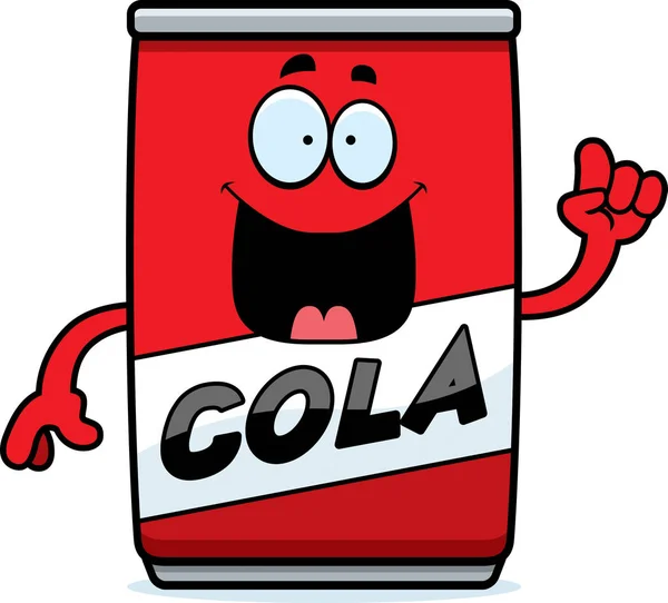 Cartoon Cola Can Idea — Stock Vector