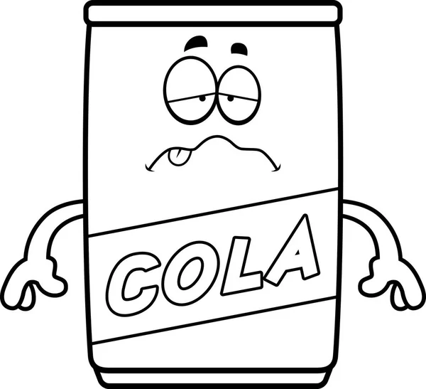 Hasta karikatür Cola Can — Stok Vektör