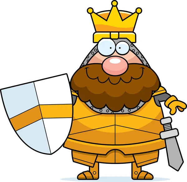 Gülümseyen karikatür Kral