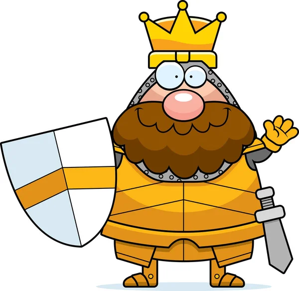 Çizgi film Kral sallayarak