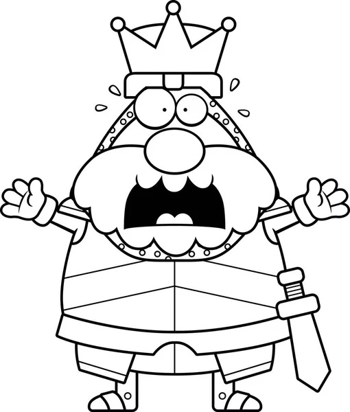 Korkmuş karikatür Kral