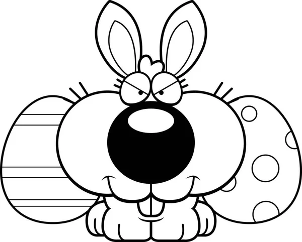 Kurnaz karikatür Paskalya tavşanı — Stok Vektör