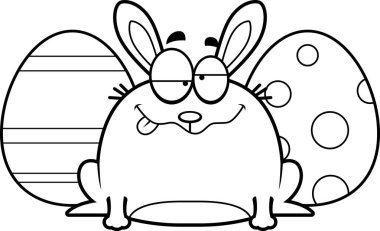 Sarhoş karikatür Paskalya tavşanı