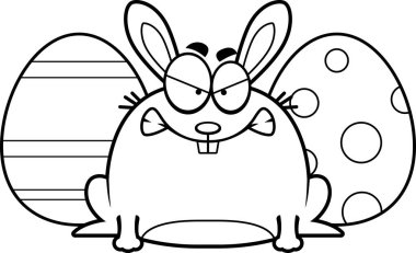 Deli çizgi film Paskalya tavşanı