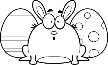 Sürpriz karikatür Paskalya tavşanı