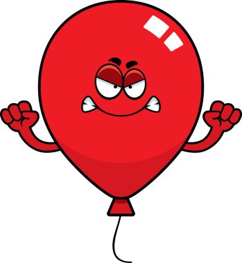 Kızgın çizgi film balon