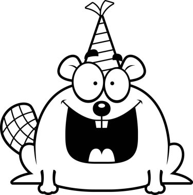 Çizgi film kunduz doğum günü partisi