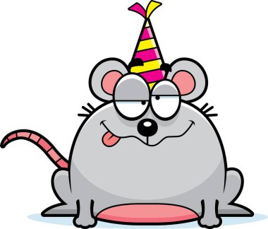 Çizgi film fare sarhoş parti