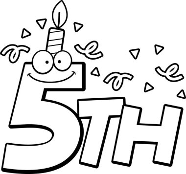 Çizgi film 5 doğum günü