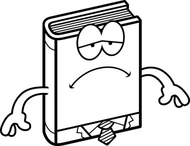 Üzgün çizgi film iş kitap