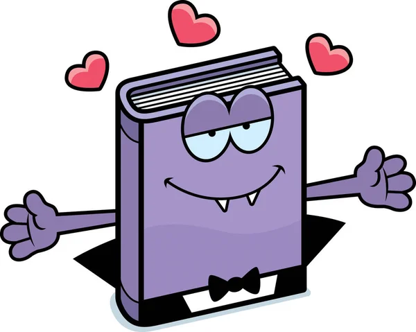 Cartoon Horror Novel Hug — Stock Vector