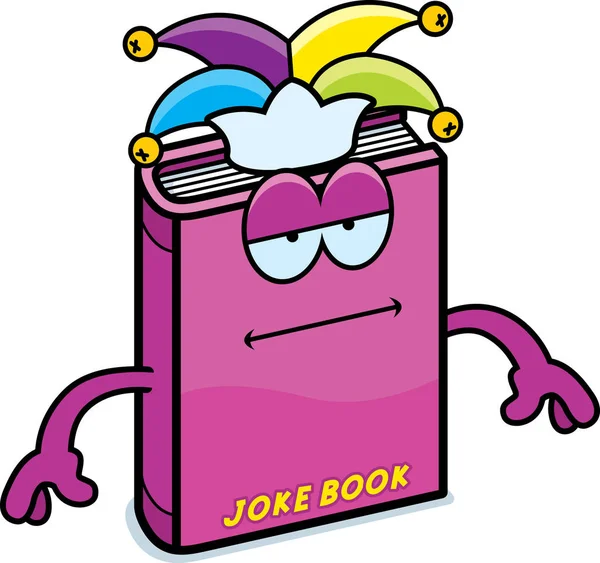 Cartoon Joke Book Bored - Stok Vektor