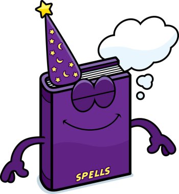 Karikatür büyü kitabı rüya