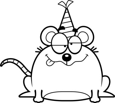 Çizgi film fare sarhoş parti