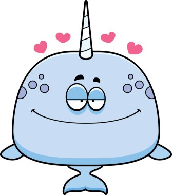 Çizgi film Narwhal aşık