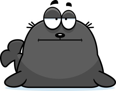 Sıkılmış karikatür mühür