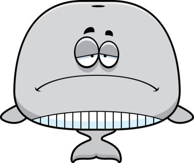 Üzgün çizgi film balina