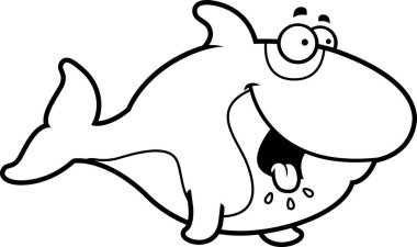 Aç karikatür katil balina