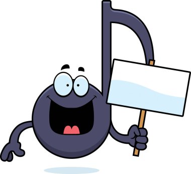 Çizgi film nota işareti