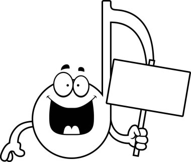 Çizgi film nota işareti