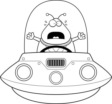 Korkmuş çizgi film uzaylı Ufo