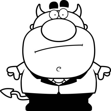 Çizgi film şeytan bıkkın