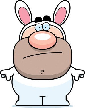 Çizgi film Paskalya tavşanı sıkılmış