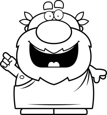 Çizgi film Yunan filozofu fikir