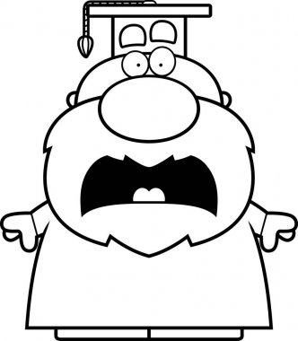 Korkmuş çizgi film Profesör