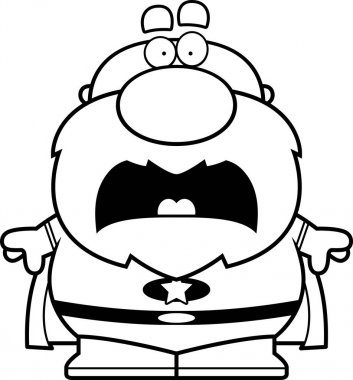 Korkmuş çizgi film süper kahraman Dede