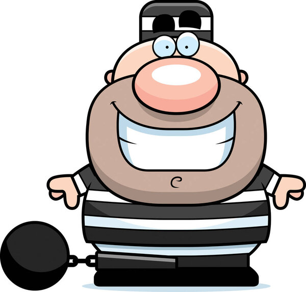 Smiling Cartoon Prisoner