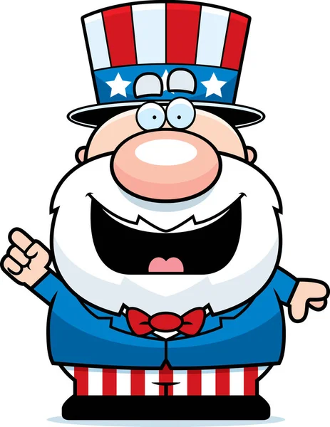 Cartoon Patriot idé — Stock vektor