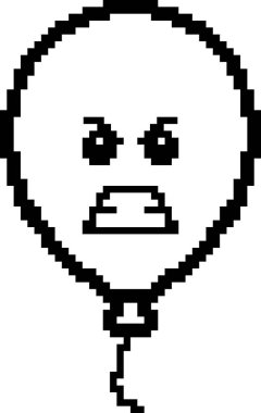 Kızgın 8-Bit karikatür balon