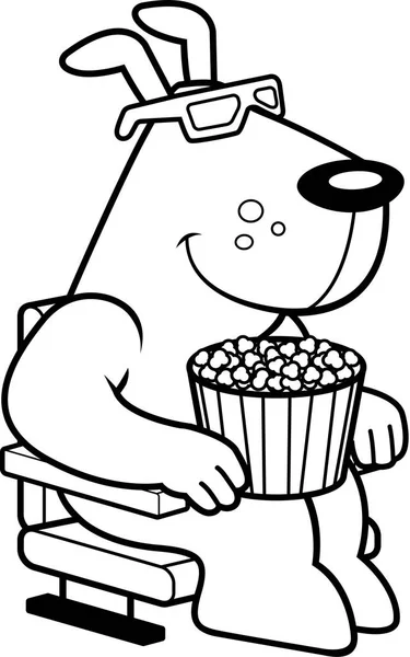 Zeichentrickfilm Hund 3d Filme — Stockvektor