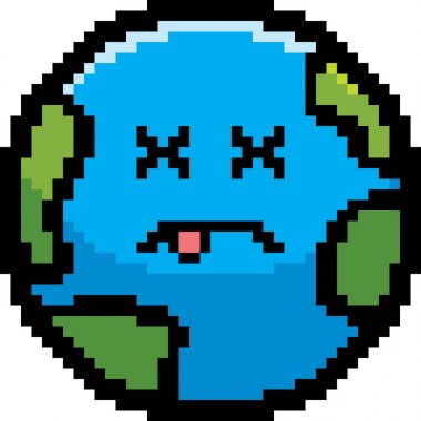 Ölü 8-Bit çizgi film dünya