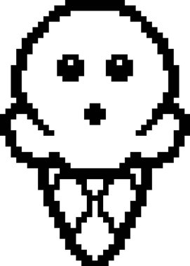 8-Bit karikatür dondurma şaşırttı